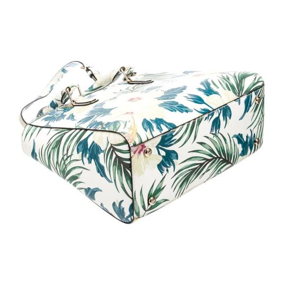 RARE Henri Bendel Floral Print leather tote bag - Picture 3 of 15